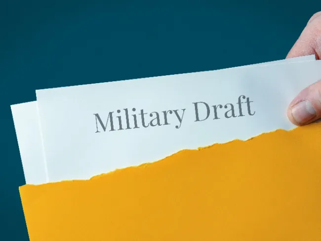 military draft form
